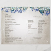 結婚式 プログラム (裏面)