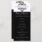 結婚式 プログラム (正面/裏面)