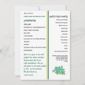 結婚式 プログラム (正面)