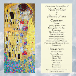 結婚式 プログラム;キスバイグスタフクリムト プログラム