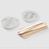 結婚式 プログラム |シックボホウォーターカラーダリア ハンドファン (組立なし)