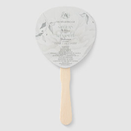 結婚式 プログラム |シックボホウォーターカラーダリア ハンドファン