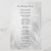 結婚式 プログラム |ソフトシルバー (裏面)