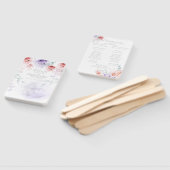 結婚式 プログラム |トレンディーコーラルアクアレッレプニー ハンドファン (組立なし)