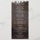 結婚式 プログラム |パーティーライト付きツリー (裏面)