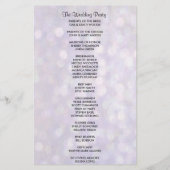 結婚式 プログラム |《写真》ぼけ味エレガントライト (裏面)