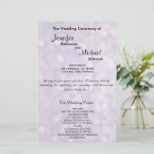 結婚式 プログラム |《写真》ぼけ味エレガントライト (スタンド正面)