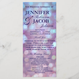 結婚式 プログラム《写真》ぼけ味ハイライト プログラム