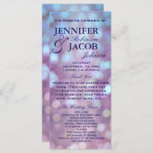 結婚式 プログラム《写真》ぼけ味ハイライト プログラム (正面/裏面)