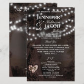 結婚式 プログラム |国素朴の結婚式 (正面/裏面)