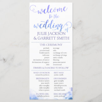 結婚式 プログラム – 水彩US結婚式 プログラム