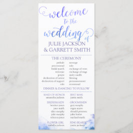 結婚式 プログラム – 水彩US結婚式 プログラム