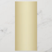 結婚式 プログラム-金ゴールド プログラム (裏面)