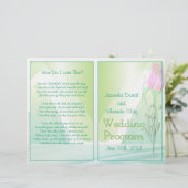 結婚式 プログラム(非宗教版) (スタンド正面)