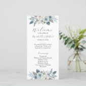 結婚式 プログラム(8"x4") (スタンド正面)