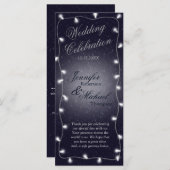 結婚式 プログラム | Starry Night (正面/裏面)