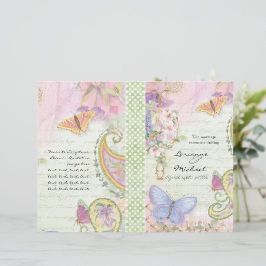 結婚式 プログラム- Wings of Love Collection (スタンド正面)