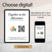 結婚式 レジストリー ハネムーン ファンド QR コード ギフト 招待状