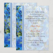 結婚式、両親の招待状。 招待状 (正面/裏面)