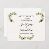 結婚式 保存日付 ポストカード (正面/裏面)