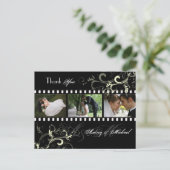 結婚式 写真入り感謝のポストカード ポストカード (スタンド正面)