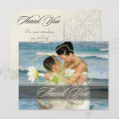 結婚式 写真入り感謝のポストカード ポストカード (正面/裏面)