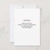 結婚式 受付カード 招待状 テンプレート オーダーメイド (裏面)