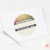 結婚式 名札 知り合いの欄 ラウンドシール (封筒)