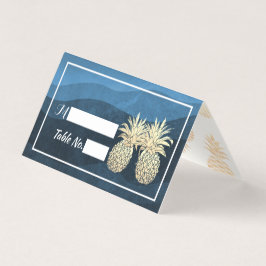 結婚式 場所 案内 テーブル ナンバー ゴールド パイナップル