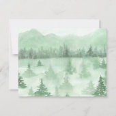 結婚式 山の返信 出欠カード (裏面)