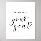 結婚式 席にお着ください サイン (正面)