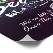 結婚式 席を選べ サイドではない フラワー ストリング ライト ポスター (角)