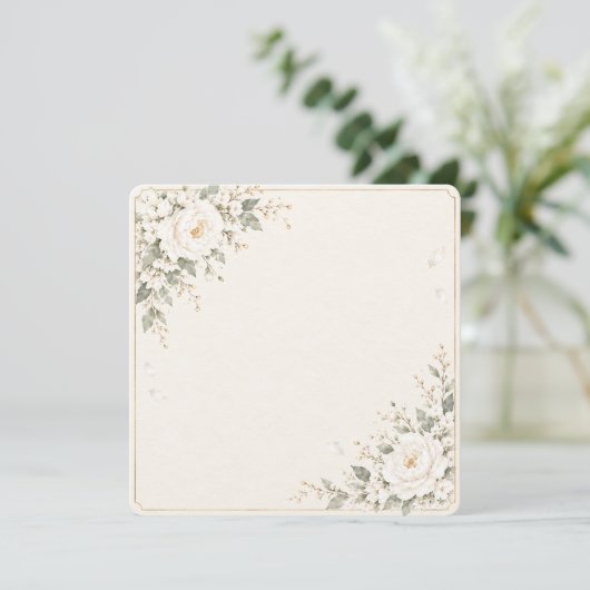 結婚式 席札 サンキューカード 兼用 サンキューカード (スタンド正面)