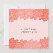 結婚式 席札 感謝メッセージ 招待状 (裏面)