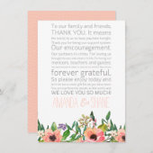 結婚式 席札 設置場所 カード ありがとう メッセージ (正面/裏面)