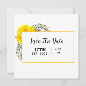 結婚式 広場 門折り 招待状 カード (裏面)