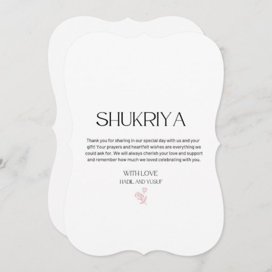 結婚式, 感謝, 南アジア, インドの結婚式 招待状 (正面/裏面)