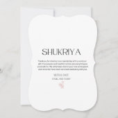 結婚式, 感謝, 南アジア, インドの結婚式 招待状 (正面)