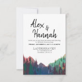 結婚式・披露宴のみのご案内 招待状 (正面)