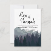 結婚式・披露宴のみのご案内 招待状 (正面)