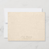 結婚式 披露宴 封筒 ヴィンテージ/アンティーク 招待状 (裏面)