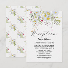 結婚式 披露宴 花 春の野の花 エンクロージャーカード