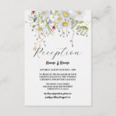 結婚式 披露宴 花 春 ワイルドフラワー エンクロージャーカード (正面)