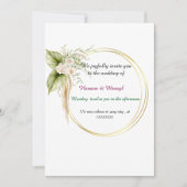 結婚式 招待状 (正面)