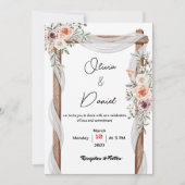 結婚式 招待状 (正面)