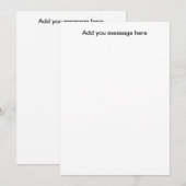 結婚式 挿入カード 招待状 (正面/裏面)