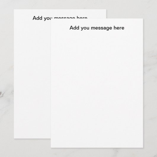 結婚式 挿入カード 招待状 (正面/裏面)