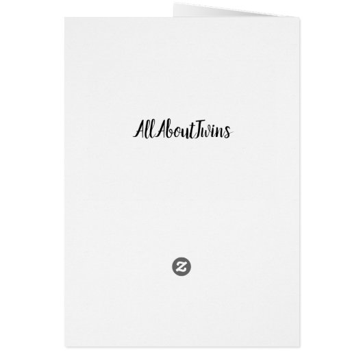 結婚式***日***の私の**双子** (裏面)