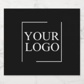 結婚式 現代 エレガント オーダーメイド ギフト アイデア スパークリングワインラベル (シングルラベル)