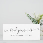結婚式 着席表 席を探そう カード (スタンド正面)